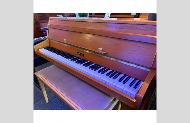 Zender Satin Teak Upright Piano, Used Trade Price Bargain (SN:158260) - Image 5